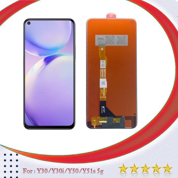 lcd touchscreen vivo y30/y30i/y50/y51s 5G merk shine star original new