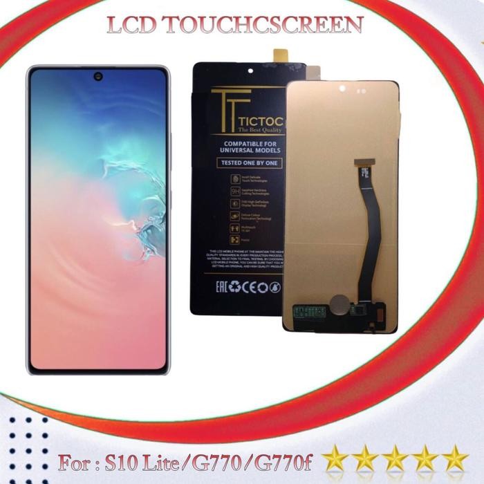 lcd touchscreen samsung s10 lite/G770/G770f original new