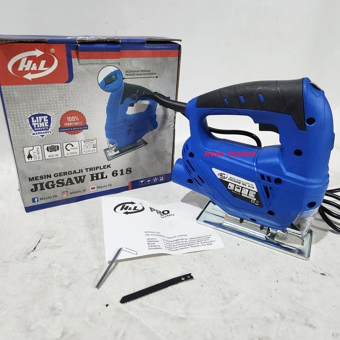Mesin Gergaji Ukir/Potong/Jigsaw H&L Pro 618 Tipe Modern