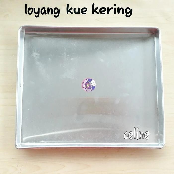 LOYANG PERSEGI 24 X 28 X 2 CM / LOYANG KUE KERING