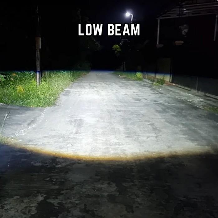 Foglamp Projector BILED VINYX Q4 Double Laser Q8X LED Q4X Lampu Kabut Mobil 75 watt Q4 Laser 3 inci