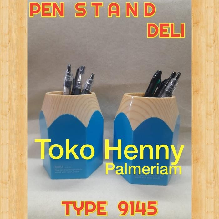 

TEMPAT PENSIL MEJA / PEN AND ...BIRU ... deli .. type 9145