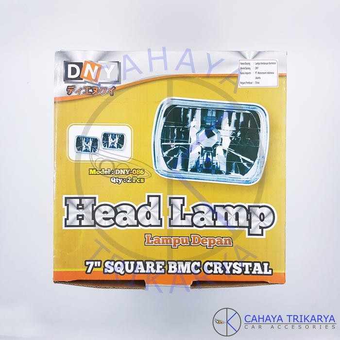 Head Lamp Lampu Besar Utama Kotak 7" Colt L300 / L 300 7 Inch Krs Ray