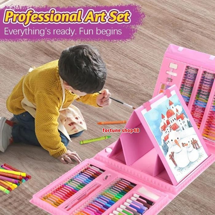 

SALE PROMO CRAYON SET 208PC ART SET MENGGAMBAR LENGKAP HARGA TERMURAH (FLASH SALE) READYY