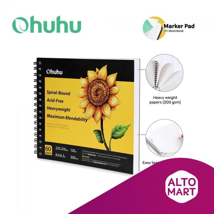 

Ohuhu Marker Pads Art Sketchbook Buku Gambar Notebook Sketsa