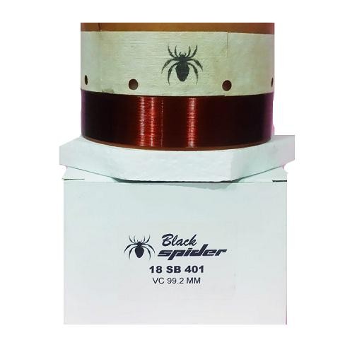 Spool Voice Coil Spul Speaker 18 Inch Black Spider 18 Sb 401 Vc 99.2Mm