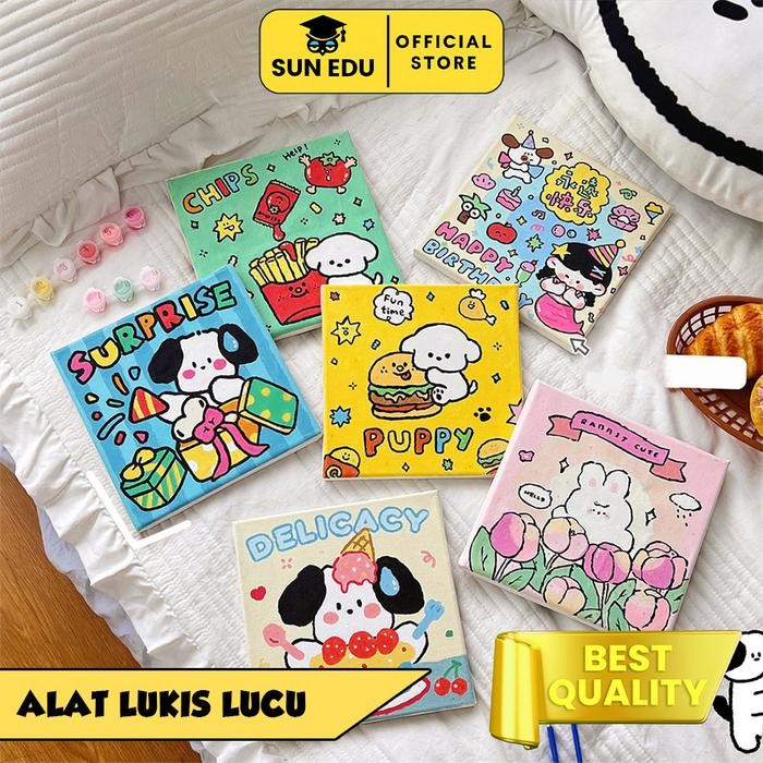 

SALE TERHOTT PAINT BY NUMBER CUTE CARTOON/ DIY PAINTING KIT PAPAN MEWARNAI ANAK DEWASA HADIAH KERTAS
