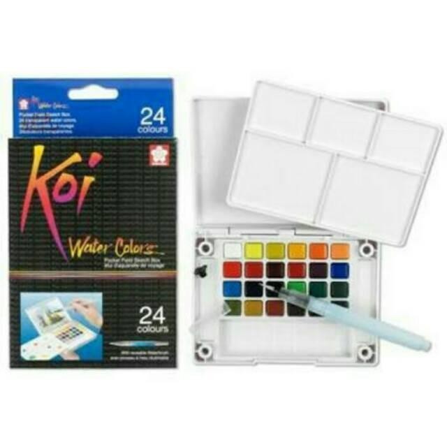 

SALE TERHOTT SAKURA KOI WATERCOLOR POCKET 24 CLR READYY