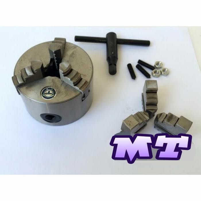 Chuck bubut 6 inch 3jaw Bola dunia