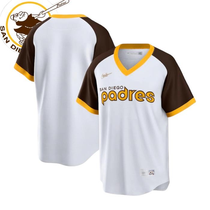 JERSEY NIKE MLB BASEBALL ORIGINAL SAN DIEGO PADRES COOPERSTOWN