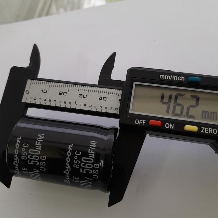 Capasitor Kapasitor Elco 560 uF 400volt 560 mikro 400 volt Rubycon