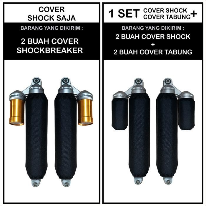 SARUNG PELINDUNG PENUTUP COVER SOKBREKER SHOCK BREAKER BELAKANG MOTOR YAMAHA NMAX TURBO 2024 ANTI