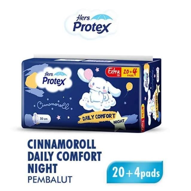 HERS PROTEX Daily Comfort Night Cinnamoroll 20 + 4s