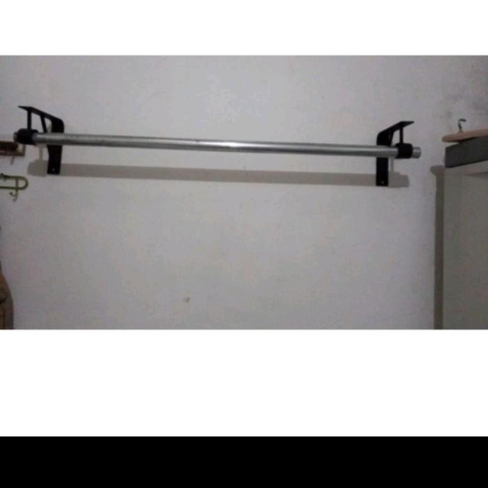 rak gantung besi siku ambalan hanger gantungan baju
