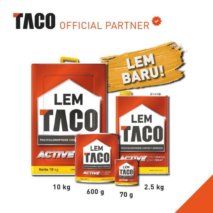 Lem Kuning Aibon TACO Active untuk Sofa, n, B, Karet, Karpet, Vinyl, L, Sepatu