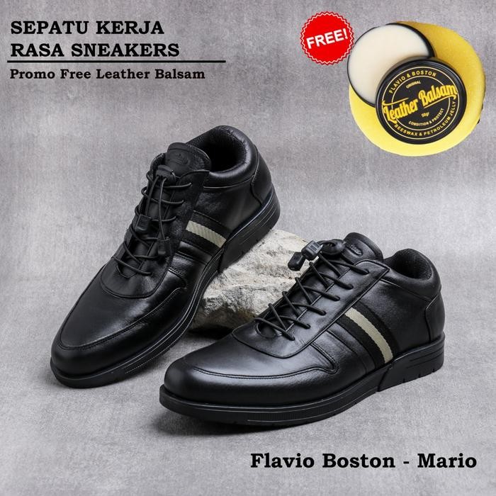 sepatu pantofel pria sepatu kantor pria sepatu kerja pria model mario