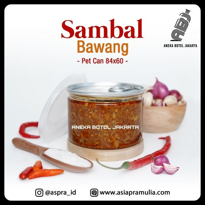 PET CAN 84x60 / Plastik can 84x60 / PET CAN 300 gr