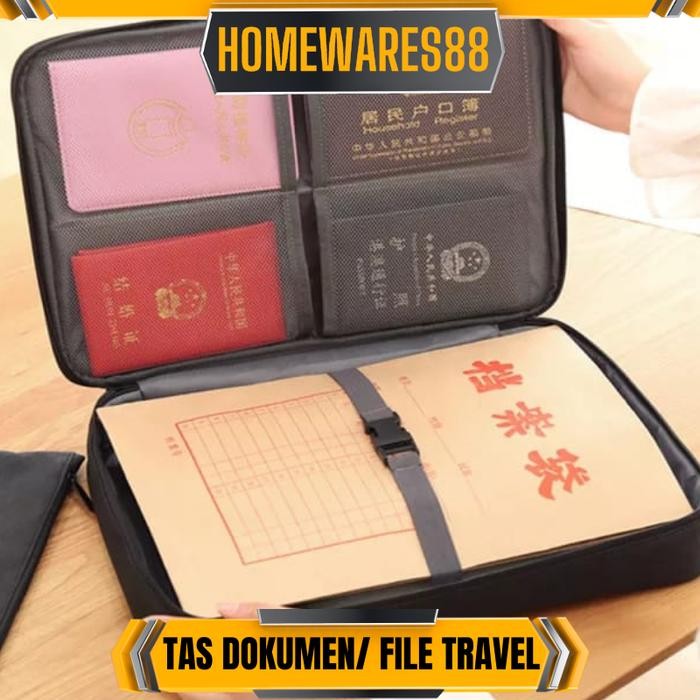 

TAS DOKUMEN / TEMPAT PENYIMPANAN FILE TRAVEL DOCUMENT STORAGE BAG