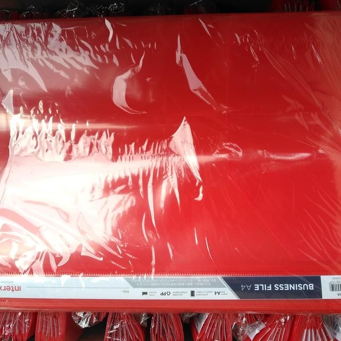 

inter X folder business file A4 merah ( isi 12 )