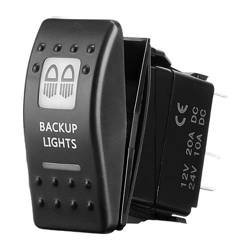LED Backlight Bar Button Waterproof LED Light Bar Rocker Switch 12V