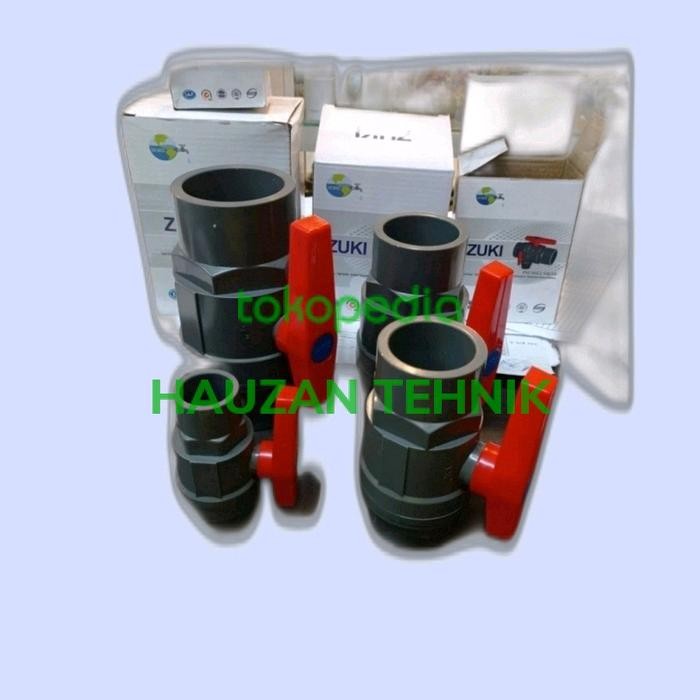 BALL VALVE PVC 11/2" INCH ZUKI