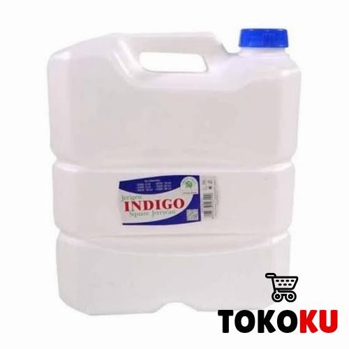 JERIGEN 10 LITER GREEN LEAF/KOMPAN PLASTIK 10 LITER INDIGO GREEN LEAF