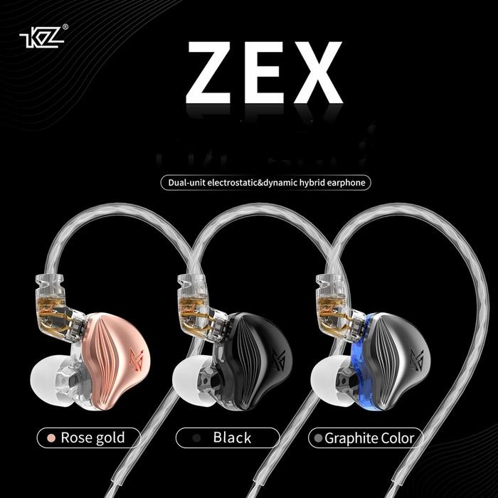 Kz Zex Electrostatic Dynac Driver In Ear Monitor Kz Edx Kz Az09