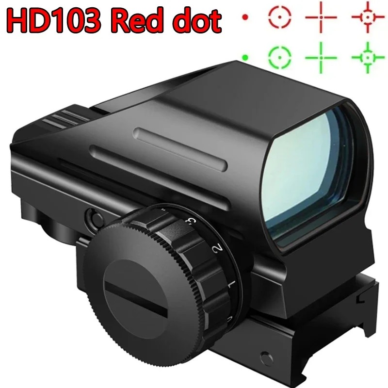 Tactical Reflex Sight Red Green Laser Reflex Holographic Optic Scope Red Dot Sight Airgun Scope
