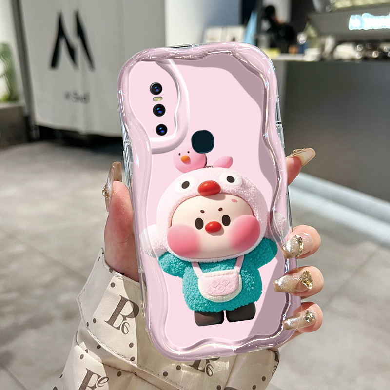 Casing Hp Untuk VIVO V15 VIVO V15 Pro VIVO V20 Pro VIVO S7 Case Casing HP kartun babi Kesing pelindu