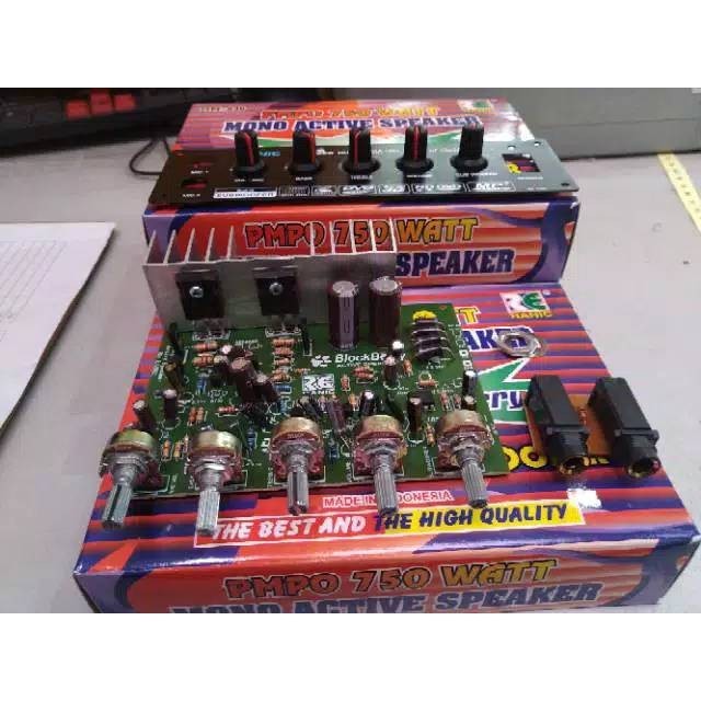 Kit aktif speaker mono plus mic subwoofer