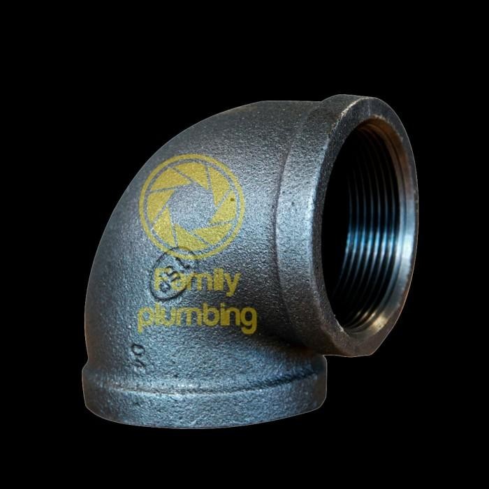 KENI KNEE ELBOW L DRAT BESI BS BLACKSTEEL GALVANIZED TSP JZ G 1" INCH