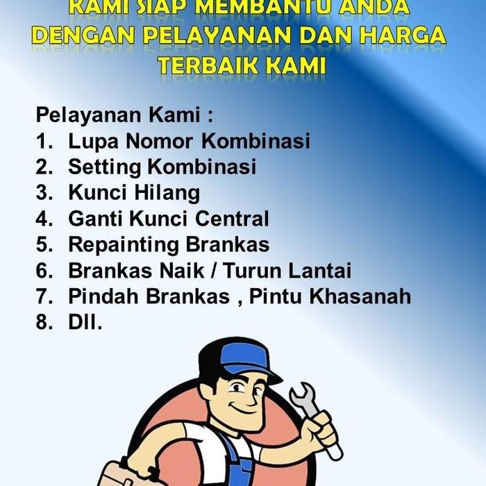 TERLARIS Servis Brangkas Pindahan Brankas Relokasi Brankas Brangkas Rusak