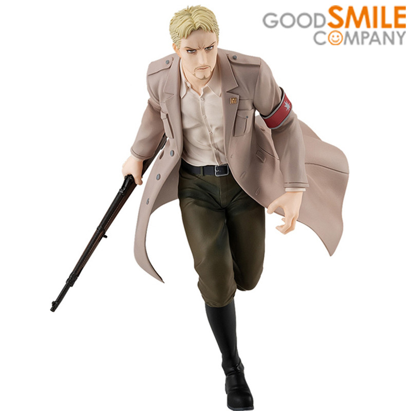 Good Smile Pop Up Parade Attack On Titan Reiner Braun Gsc Original Anime Action Figure Model Toys