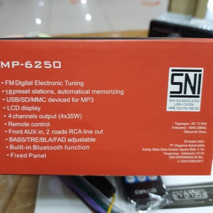 Single Din Orca MP 6250 / Tape Single Din Orca USB MP3 Radio