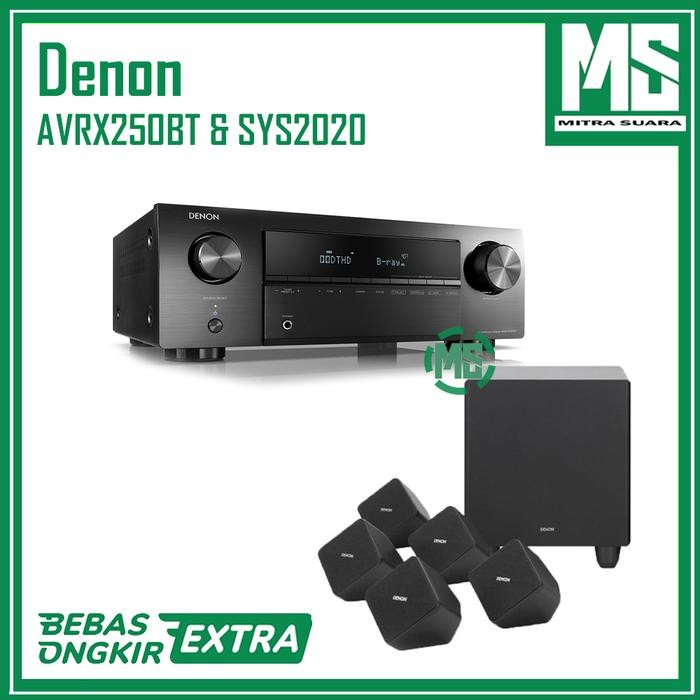 MO Paket Hemat Home Theater 5.1 Denon AVRX250BT SYS2020