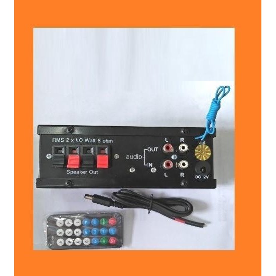 Rakitan kit USB MP3 FM Tape Mobil Amplifier Stereo