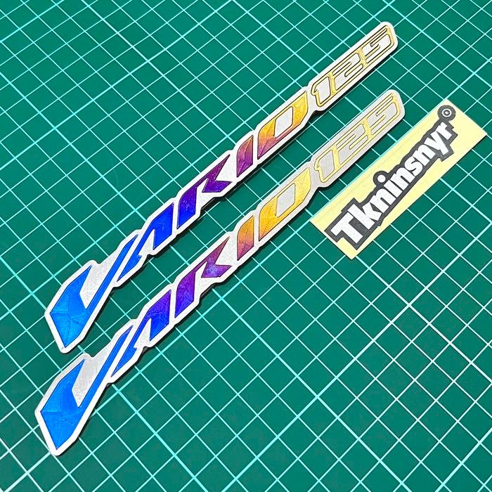 Emblem Titanium Vario 125/150 Sepasang Idling Stop Vietnam