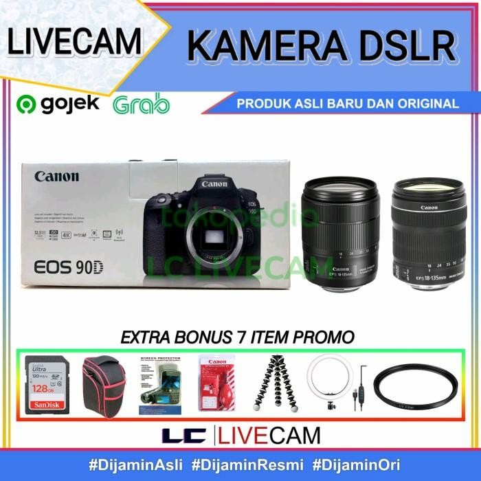 CANON EOS 90D / KAMERA CANON 90D KIT 18-135MM / KAMERA DSLR CANON 90D