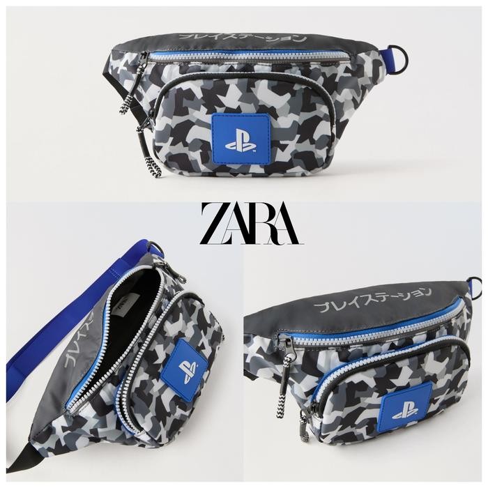 BEST SELLER Tas Pinggang Anak Cowok Zara Kids Original Play Station Sling Waist Belt Bag Laki Laki