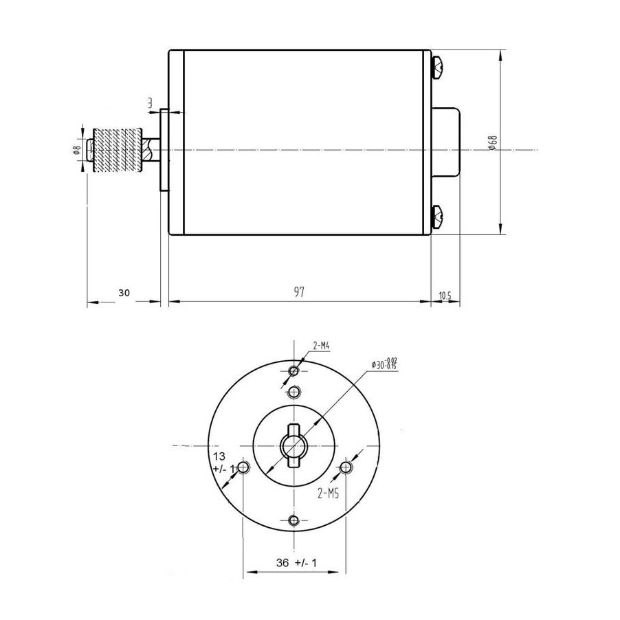 DC MOTOR SCOOTER MY6812 150W 24V NEW