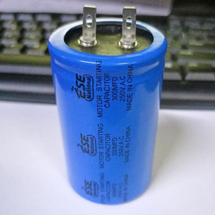KAPASITOR BULAT DINAMO 300UF NASIONAL ESE CAPASITOR STARTING 300MF