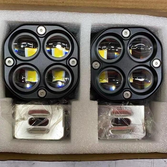 LAMPU SOROT D4 / L4Z NEW OFFROAD SINAR PUTIH KUNING 60 WATT