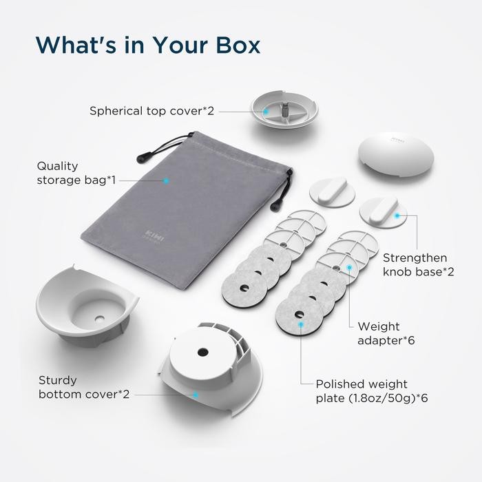 Kiwi Design Creative Spherical Design Vr Dumbbell For Oculus Quest 2