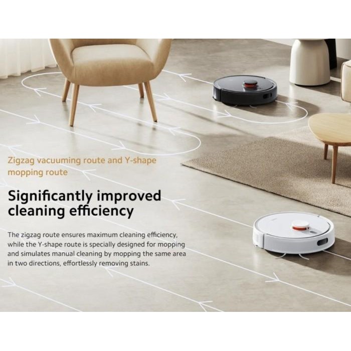 Mi Robot Vacuum Cleaner S20 And Mop 5000Pa Lds Navigation - Penyedot Debu - Garansi Resmi