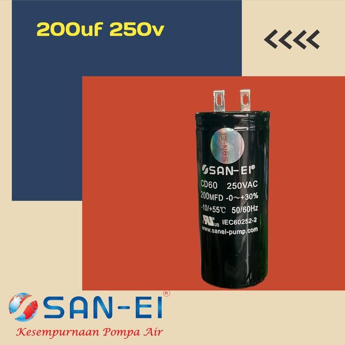 kapasitor starting 200uf