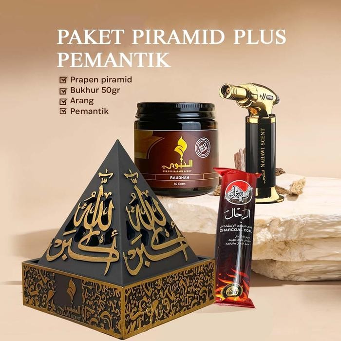 HOT SALE Nabawi Scent - Paket Bukhur Arab Set Lengkap Siap Pakai Bakhoor Gaharu Wangi Tahan Lama