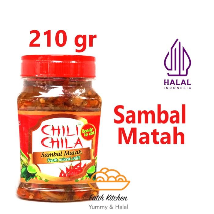 

New Sambal MATAH CHILI CHILA 210 gr Halal