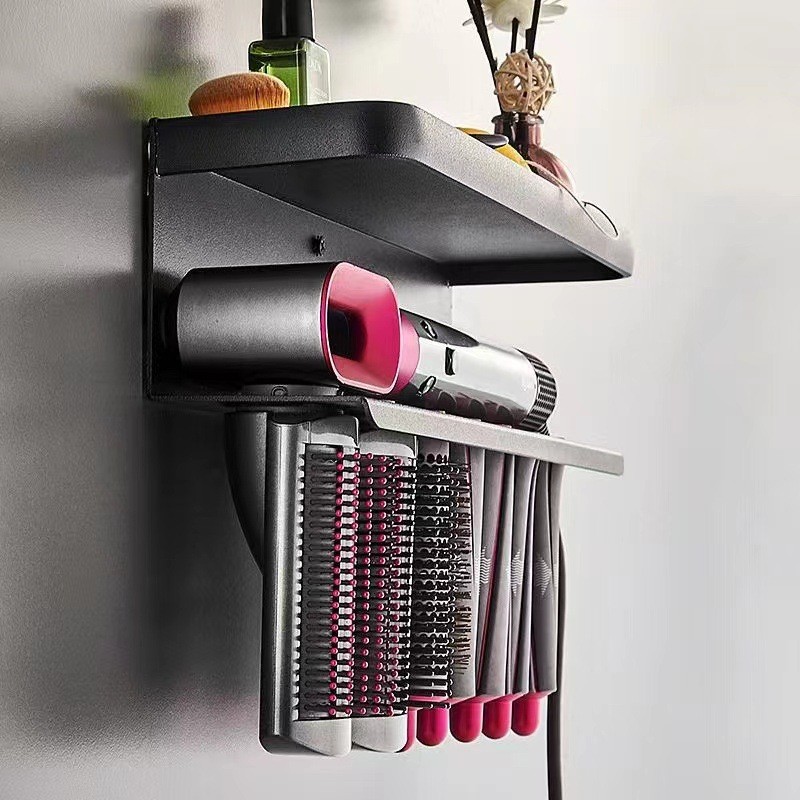 

Wall Mounted Hair Dryer Holder Stand Airwrap Dryer Holder for Dyson Supersonic Hair Dryer Stand