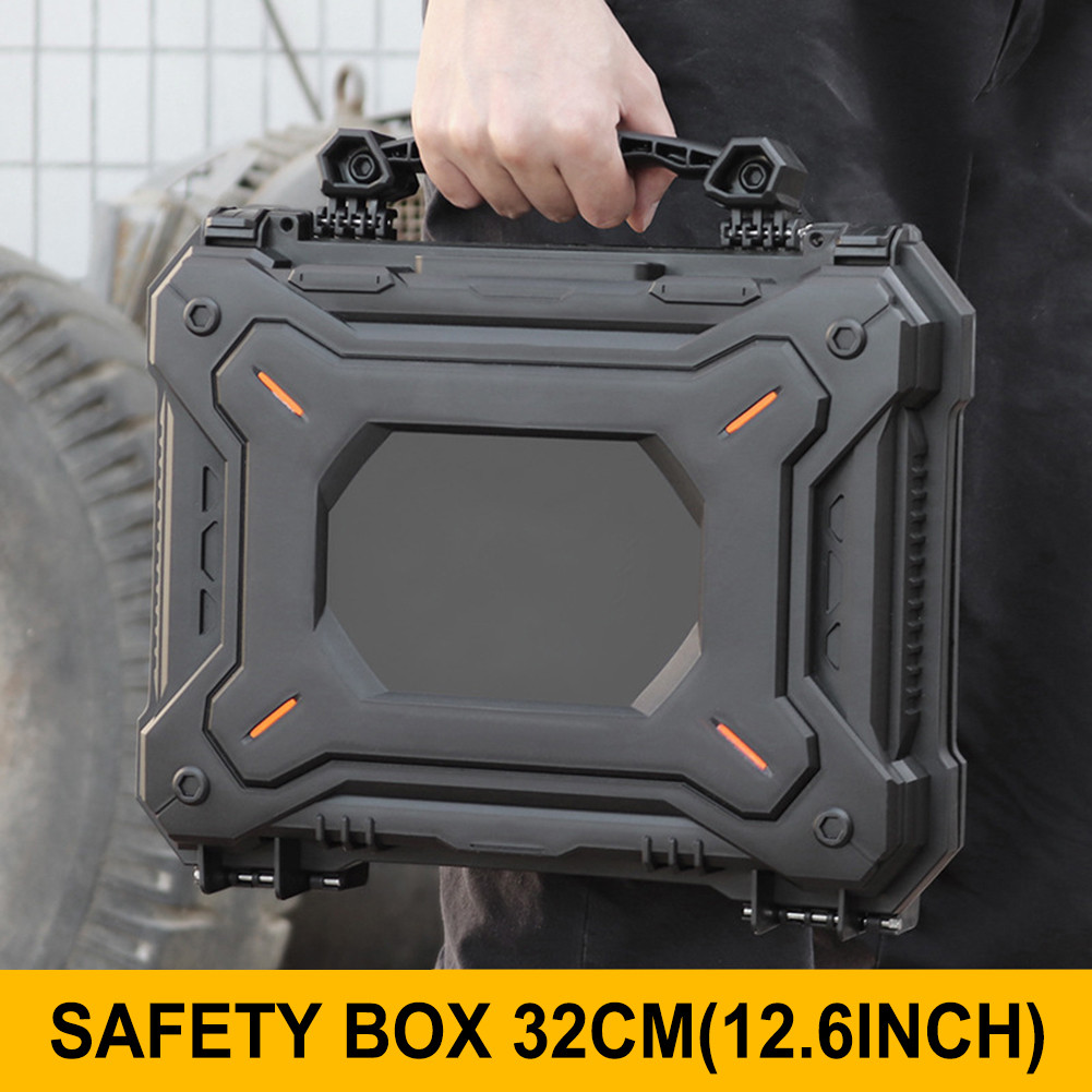 

Portable ToolBox Plastic Safety Equipment Case Waterproof Hard Carry Tool Case Tactical Gun Pistol