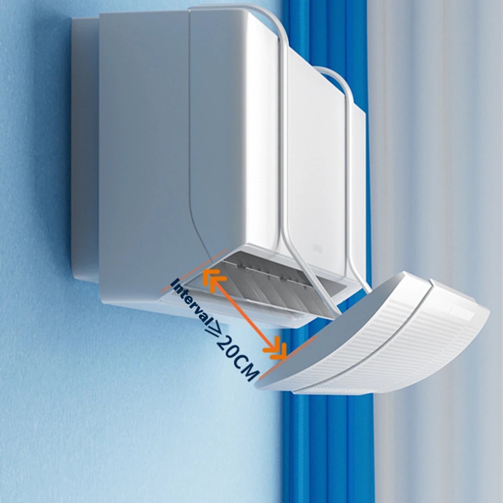 

Air Conditioning Windshield Anti-Direct Blowing Wind Deflector Universal Windproof Wall-Mount Air